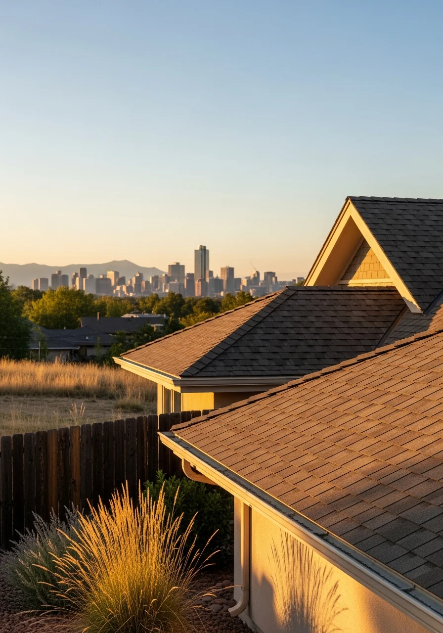Boulder residential property featuring sustainable design elements and native landscaping on a sloped lot.